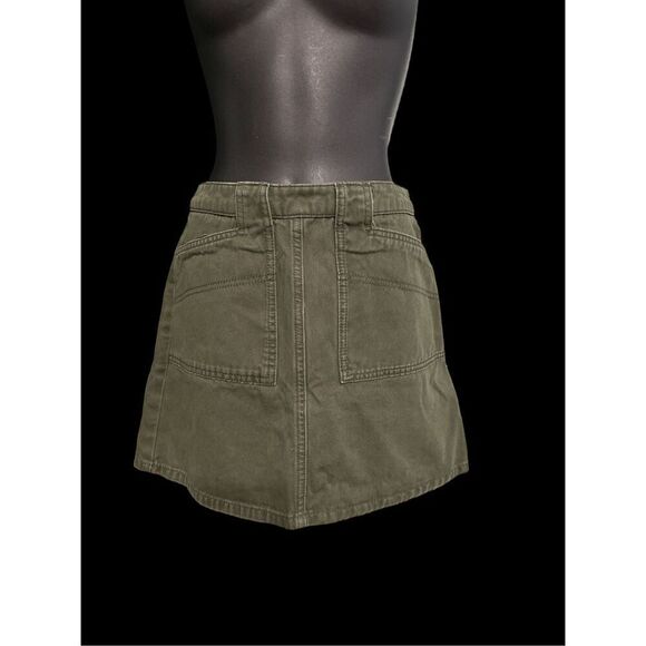 NICE OLIVE GREEN WOMEN BDG Urban Outfitters Y2K Womens Skirt SIZE S-P GREAT COND - Picture 1 of 3